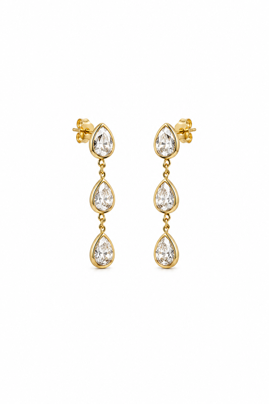 AROS LARGO 3.5 CM DORADO