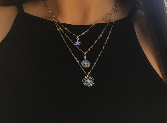 CADENAS FANTASIA TRIPLE 1 PLATEADO