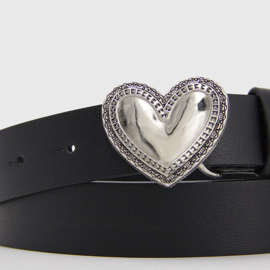 CINTURÓN CORAZÓN II NEGRO
