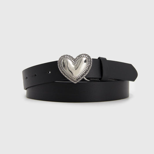 CINTURÓN CORAZÓN II NEGRO