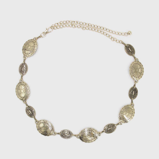 CINTURÓN CADENA BOHO III DORADO
