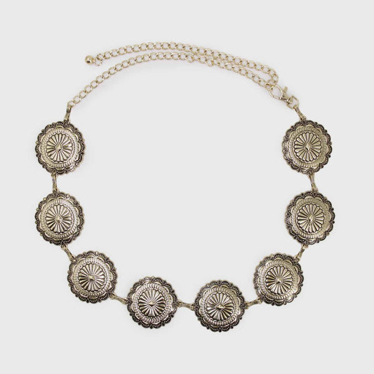 CINTURÓN CADENA BOHO DORADO