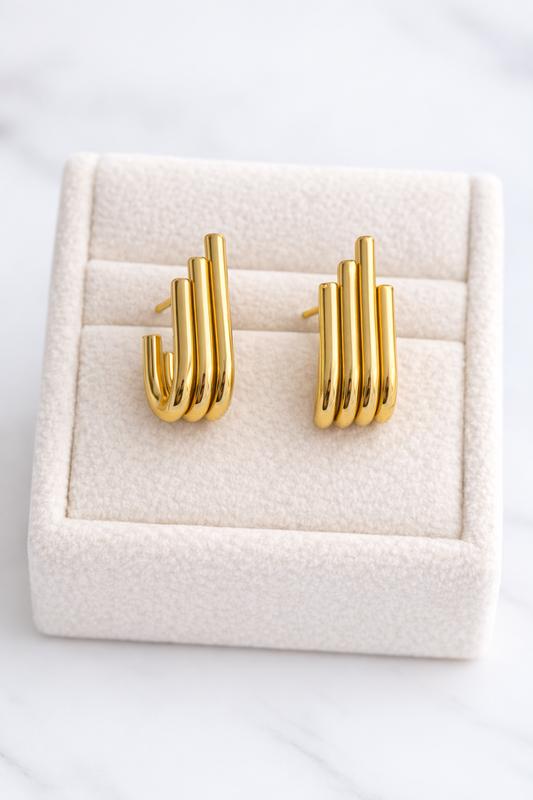AROS TRIPLE DORADO