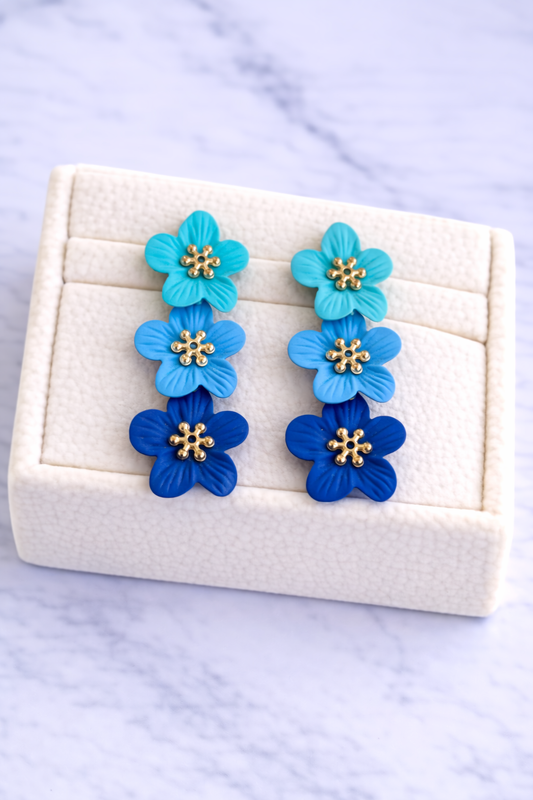 AROS FLOR AZULES