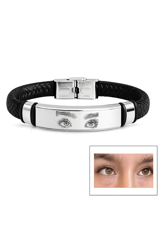 PULSERA MIRADA PERSONALIZADO TRENZADO