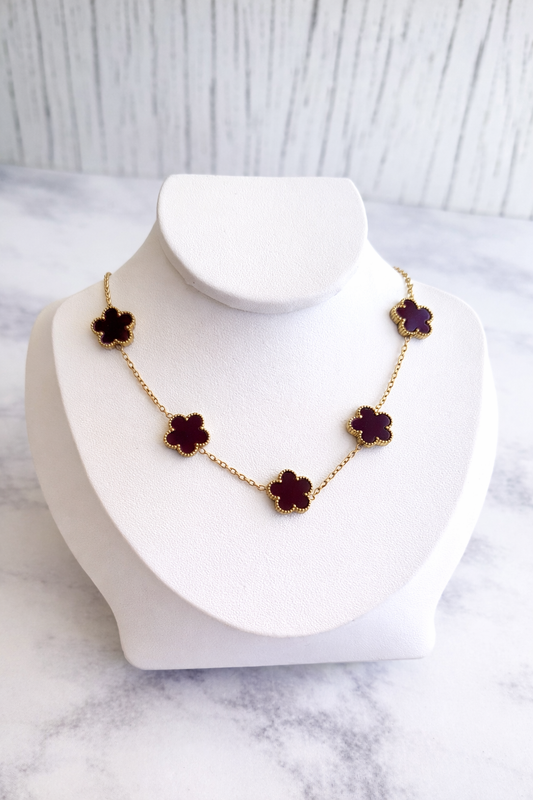 COLLAR 5 FLOR BURDEO