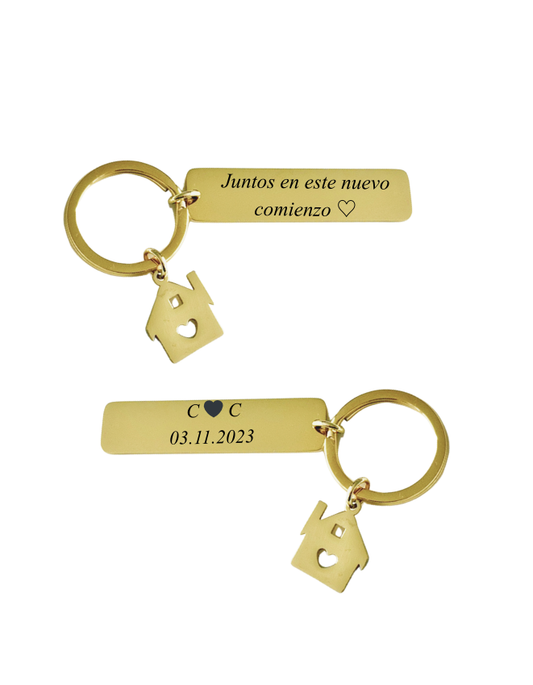 LLAVERO FRASE HOUSE PERSONALIZADO