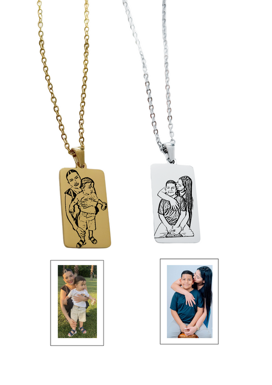 COLLAR RECTANGULAR PERSONALIZADO