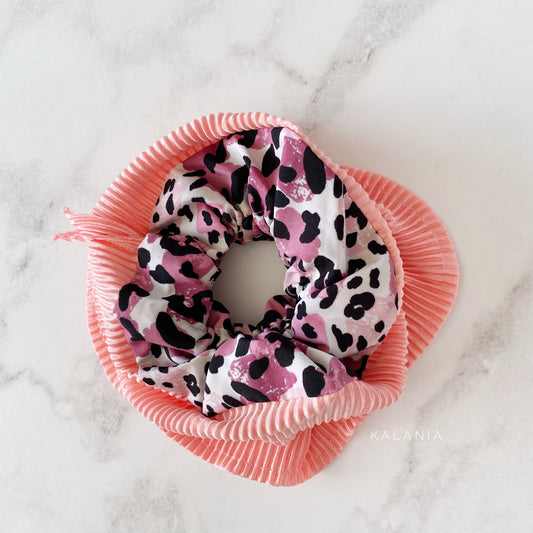 MAXI SCRUNCHIES PRINT ROSA