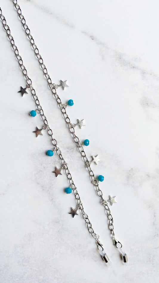 STRAPS DE LENTES ESTRELLAS AZUL