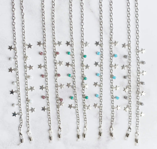 STRAPS DE LENTES ESTRELLAS AZUL