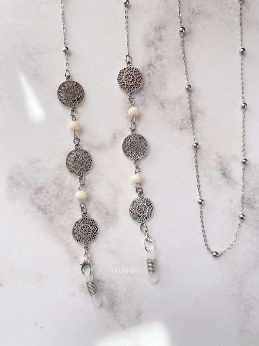 STRAPS DE LENTES CIRCULAR CREMA