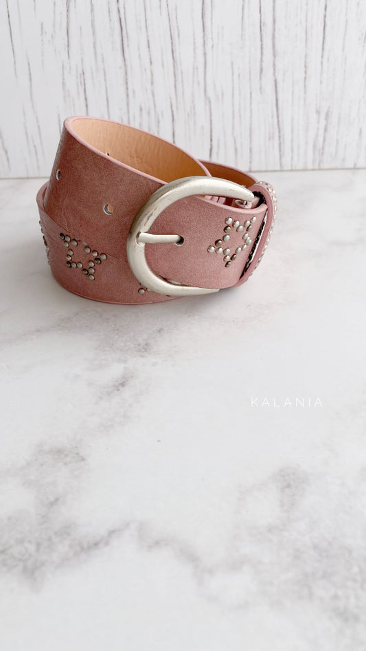 CINTURÓN ROSADO MINI ESTRELLA