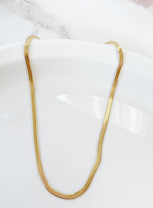 CADENA CINTA DORADA 3MM