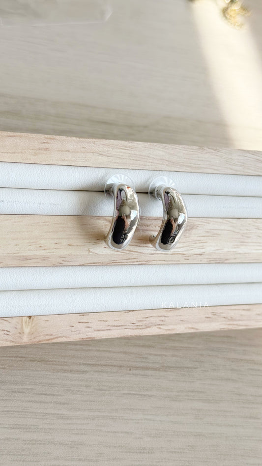 ARGOLLAS MINI INFLADAS PLATEADO