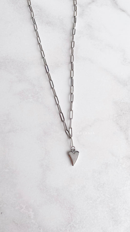 CADENA CORAZÓN II ACERO INOXIDABLE