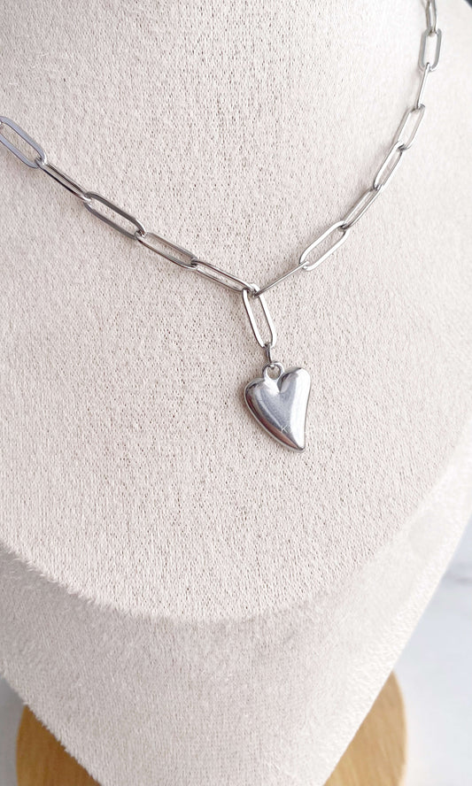 CADENA CORAZÓN II ACERO INOXIDABLE