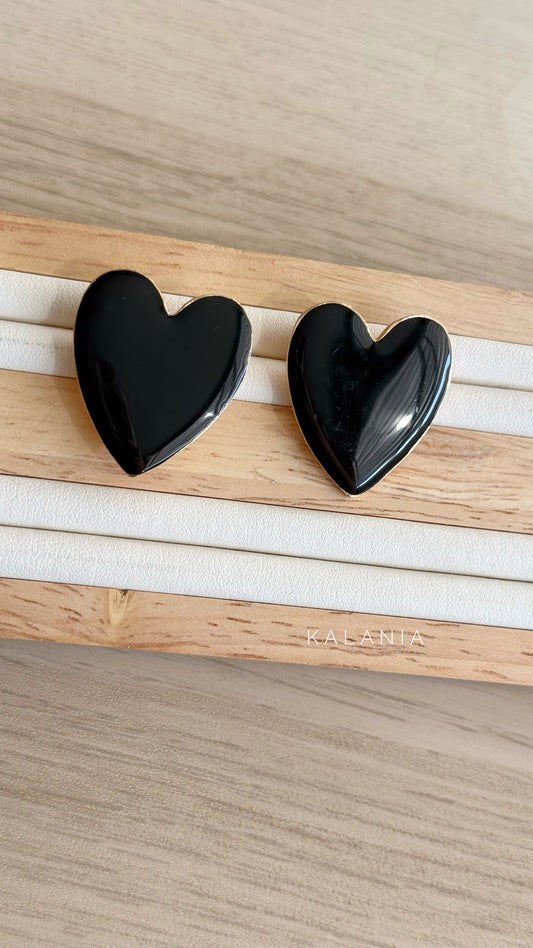 AROS CORAZÓN NEGRO