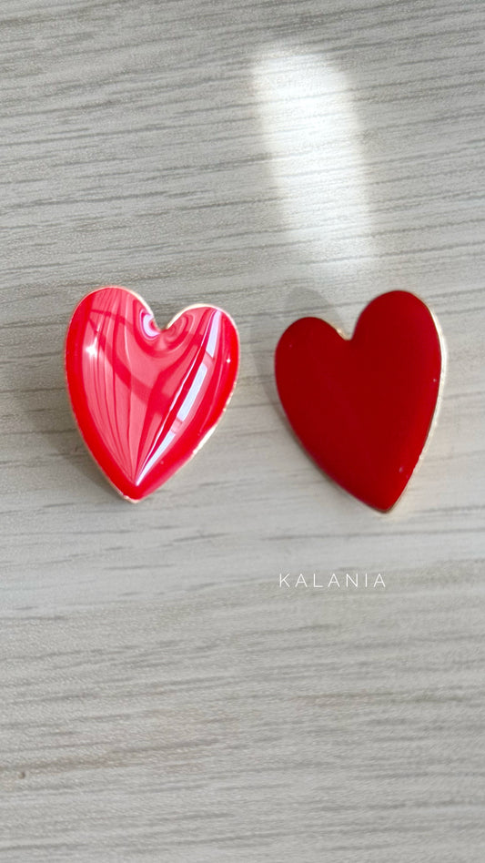 AROS CORAZÓN ROJO