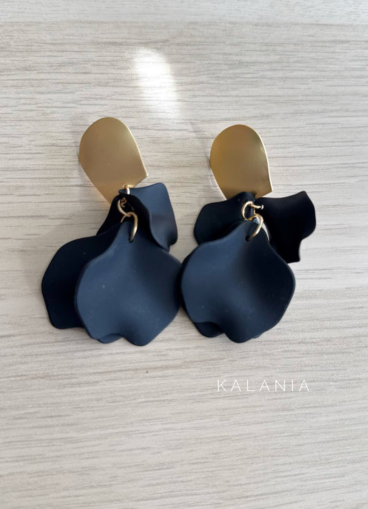 AROS PETALOS NEGRO
