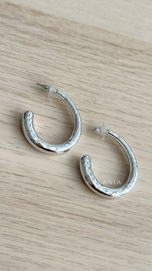 ARGOLLAS SEMI PLATEADO