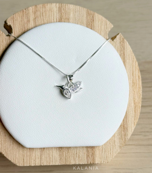 CADENA COLIBRI CIRCONES II PLATA 925