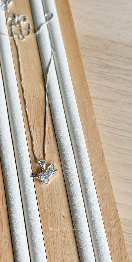 CADENA COLIBRI CIRCONES II PLATA 925