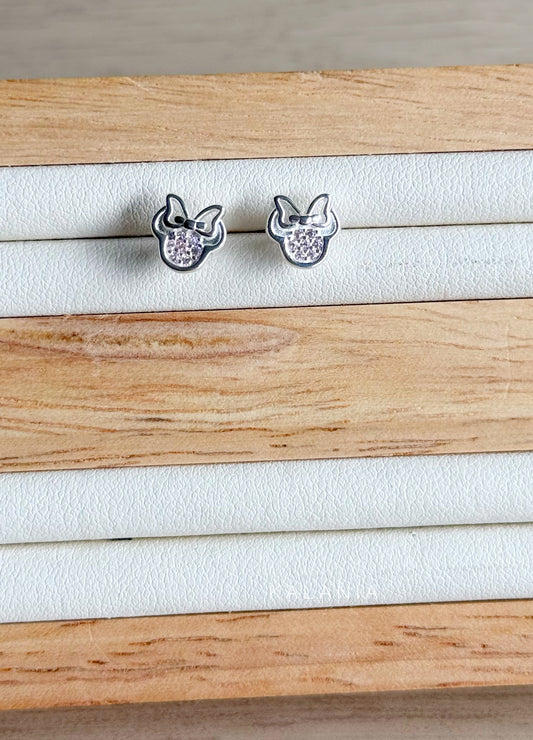 AROS MINNIE CIRCONES ROSADO