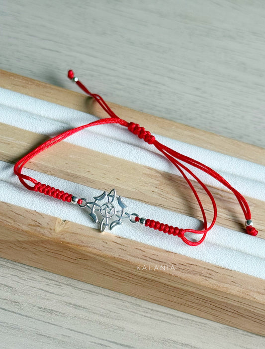 PULSERA PROTECCIÓN NUDO DE BRUJA II PLATA 925