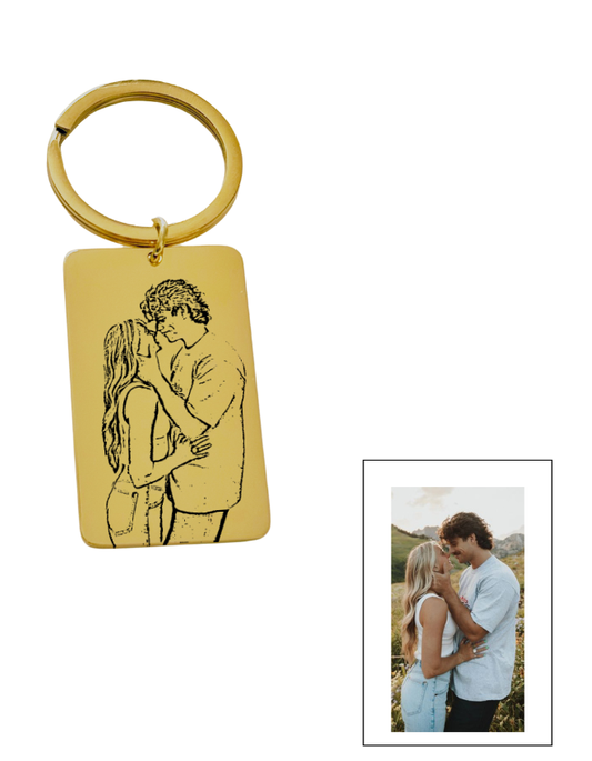 LLAVERO PERSONALIZADO RECTANGULAR