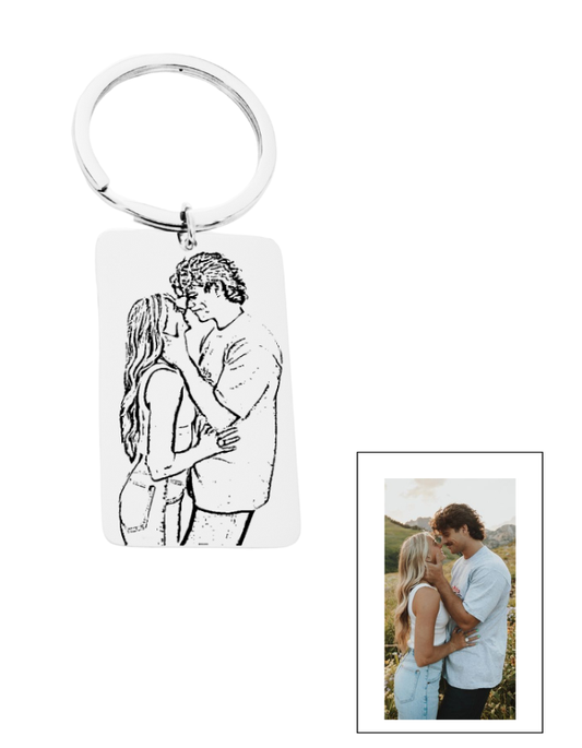 LLAVERO PERSONALIZADO RECTANGULAR