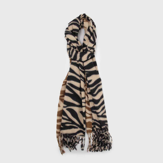 BUFANDA CASHMERE ANIMAL PRINT FF