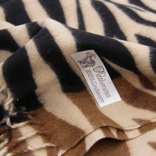 BUFANDA CASHMERE ANIMAL PRINT FF