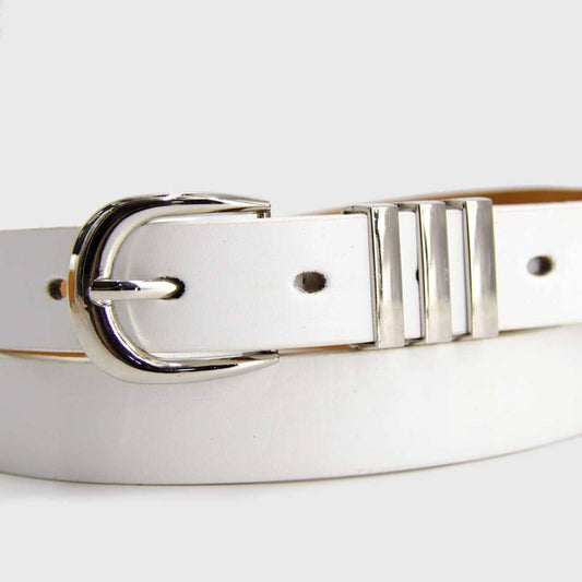 CINTURÓN SIM BAS BLANCO