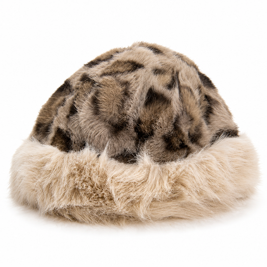 GORRO RUSO PRINT BEIGE