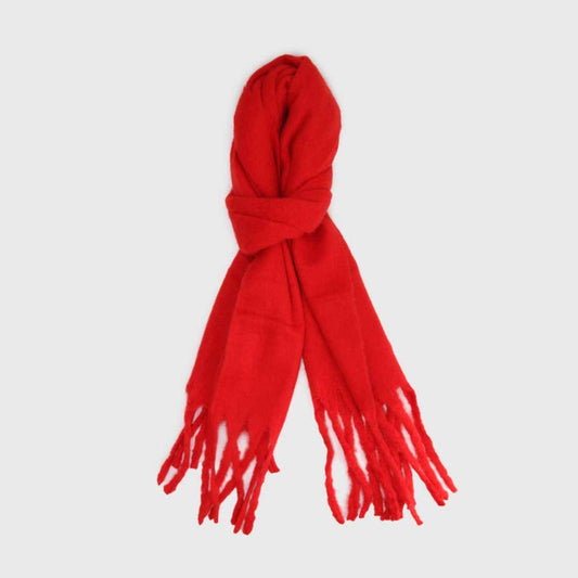 BUFANDA ALPACA ROJO