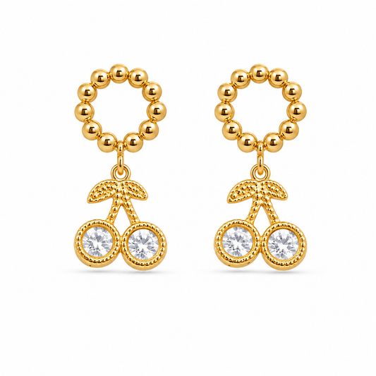 AROS CEREZA  DORADO