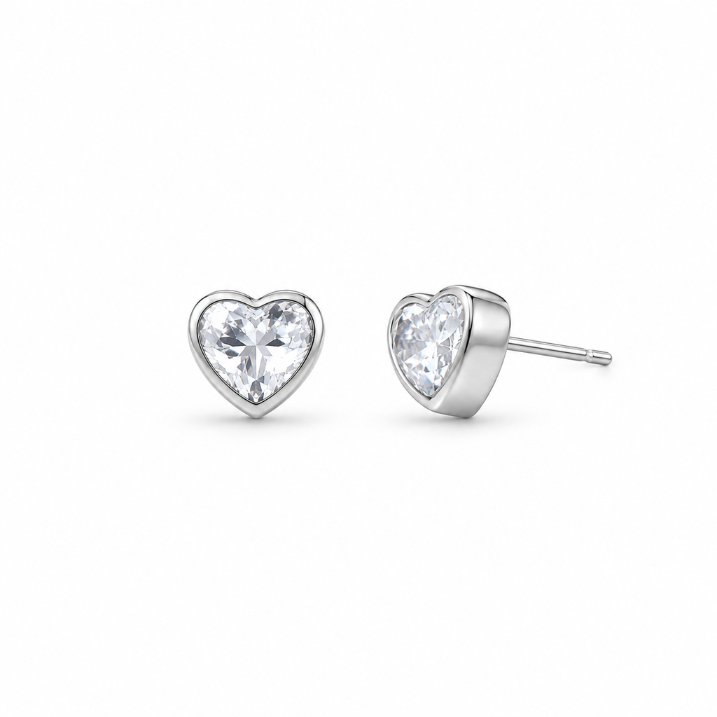 AROS CORAZÓN CIRCÓN PLATEADO II