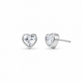 AROS CORAZÓN CIRCÓN PLATEADO II