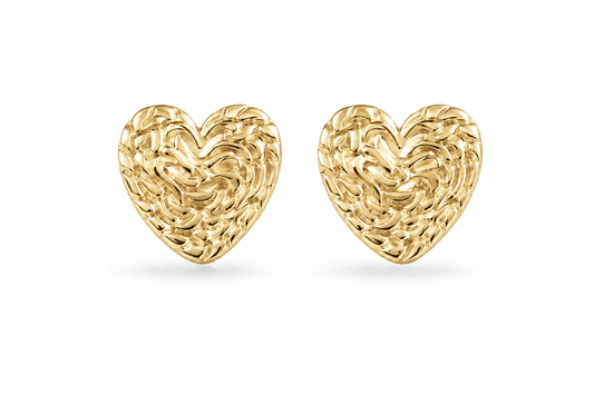 AROS CORAZÓN II DORADO