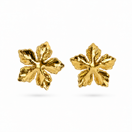 AROS FLOR 35MM DORADO