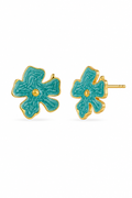 AROS FLOR TURQUESA