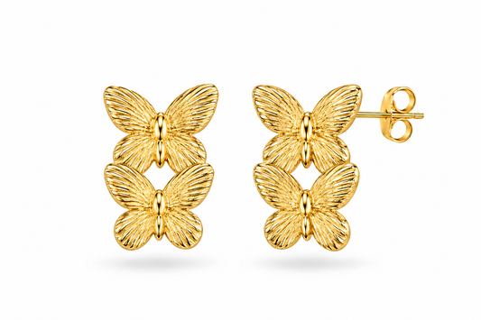 AROS MARIPOSA DORADO