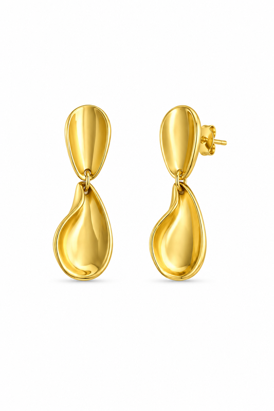 AROS OVALADOS DORADO