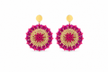 AROS TEJIDOS FUCSIA DORADO 5CM