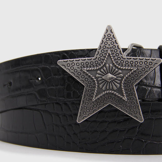 CINTURÓN ESTRELLA NEGRO