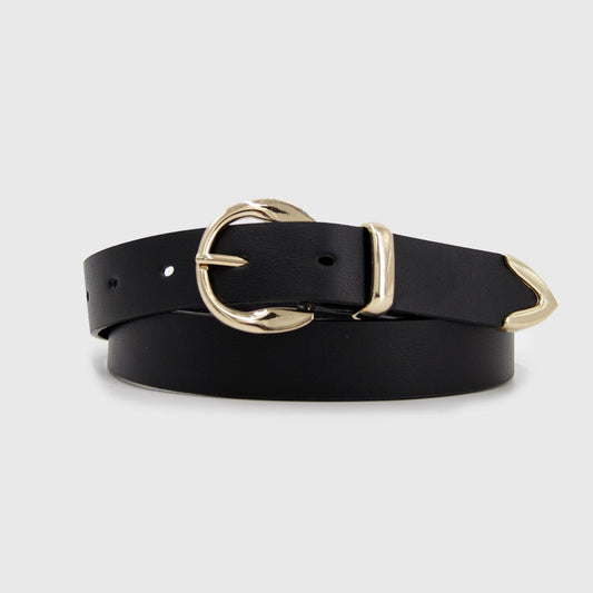 CINTURÓN SIM BAS II NEGRO DORADO