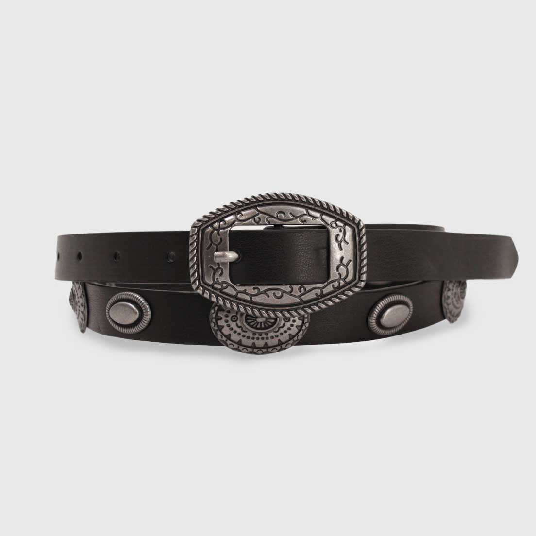 CINTURÓN BOHO NEGRO SIM