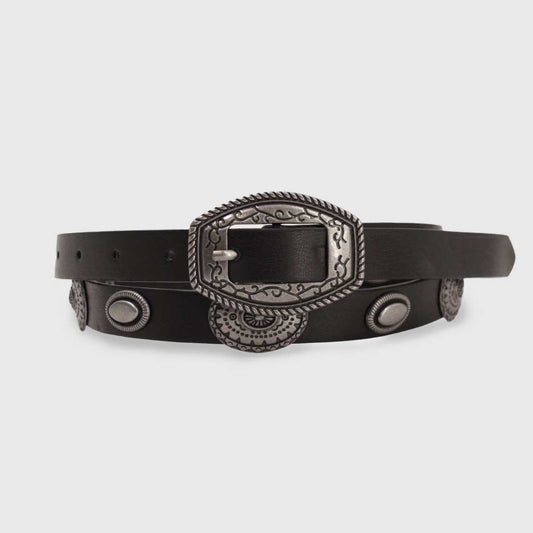 CINTURÓN BOHO NEGRO SIM