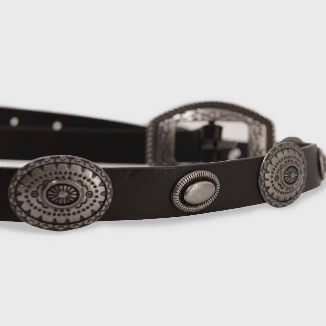 CINTURÓN BOHO NEGRO SIM